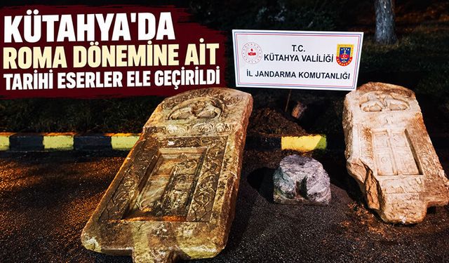 Kütahya’da jandarmadan tarihi eser operasyonu