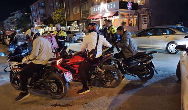 Kütahya’da motosikletlere sıkı denetim