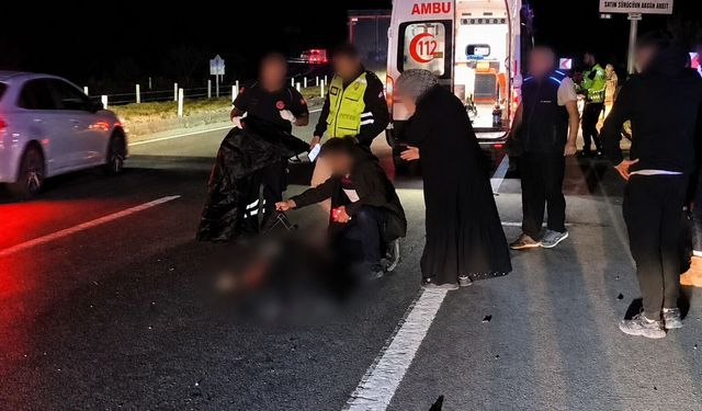 Kütahya’da otomobilin çarptığı motosiklet sürücüsü öldü