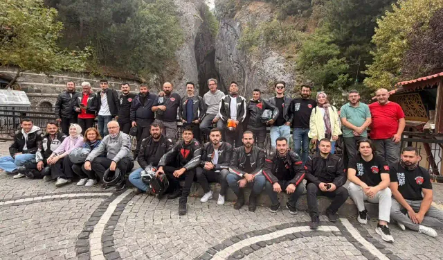 Kütahyalı motosiklet grubu Bursa’yı gezdi