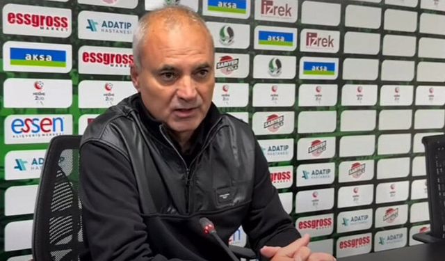 Kütahyaspor Teknik Direktörü Erkan Sözeri’den istifa açıklaması