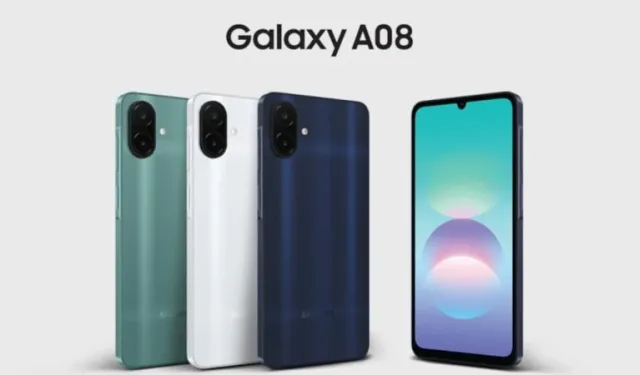 Samsung yeni modeli Galaxy A08'i tanıttı