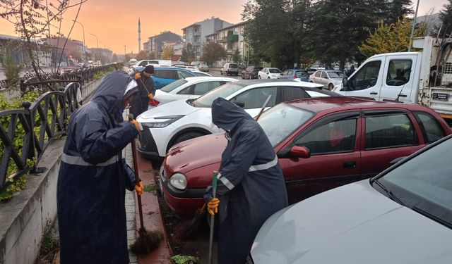 Kütahya Fatih Mahallesi’nde sonbahar temizliği yapıldı