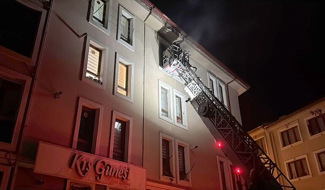 Kütahya'da kombiden çıkan yangın korkuttu