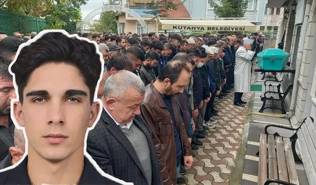 Kütahya'da trenin çarpması sonucu ölen gencin cenazesi defnedildi