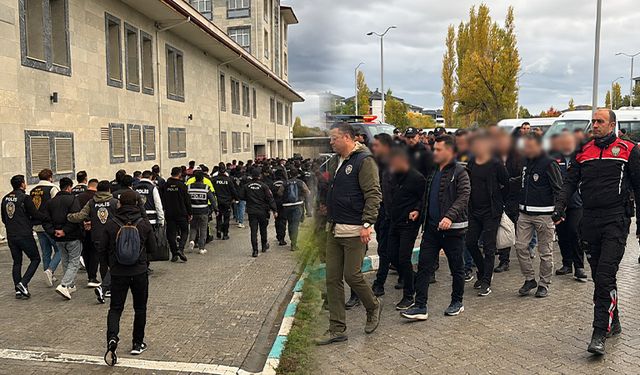 Kütahya’nın en büyük operasyonunda 62 tutuklama