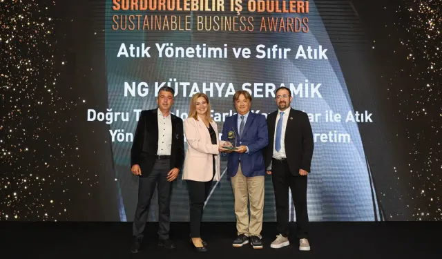 NG Kütahya Seramik, ‘Sürdürülebilir İş Ödülü’nün sahibi oldu