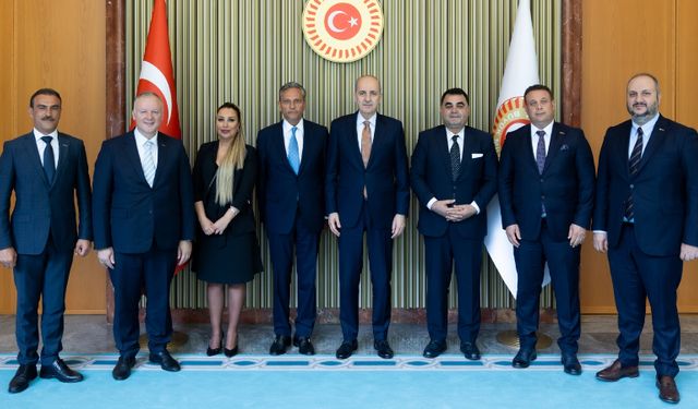 TBMM başkanı Numan Kurtulmuş TÜRSAB heyetini kabul etti