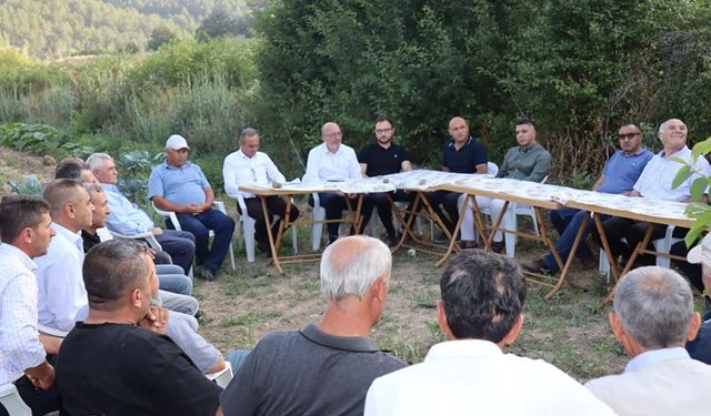 Önsay Çavdarhisar ilçe köy muhtarları ile buluşma