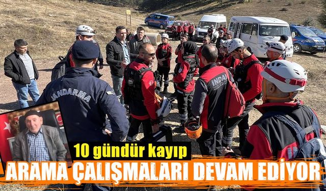 Kütahya'da kaybolan yaşlı adamı arama çalışmaları sürüyor