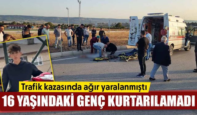 Kütahya’da trafik kazasında ağır yaralanan genç hayatını kaybetti