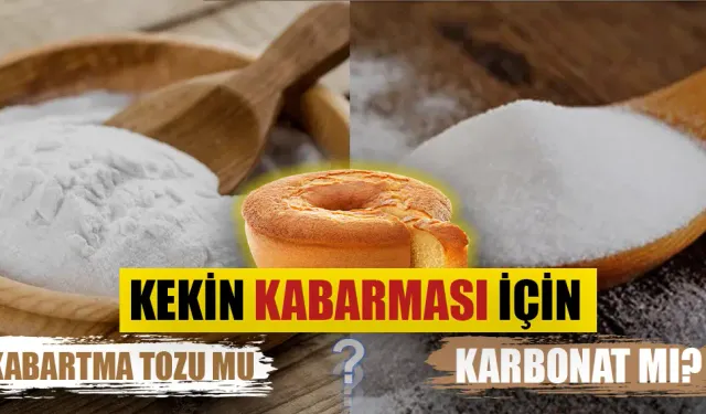 Keki hangisi daha çok kabartır?