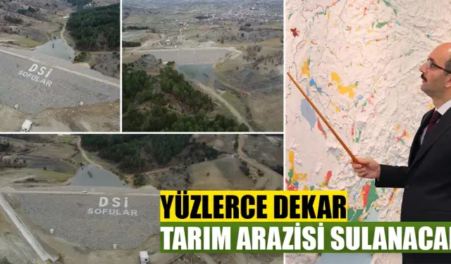 Kütahya’da Sofular Göleti'nde su tutulmaya başlandı