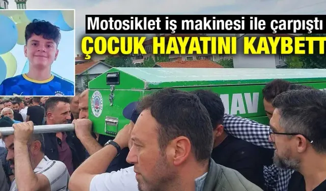 Kütahya’da motosiklet kazasında çocuk öldü