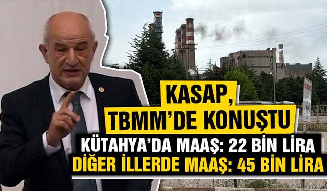 SP Kütahya Milletvekili Ali Fazıl Kasap, termik santralle ilgili TBMM'de konuştu