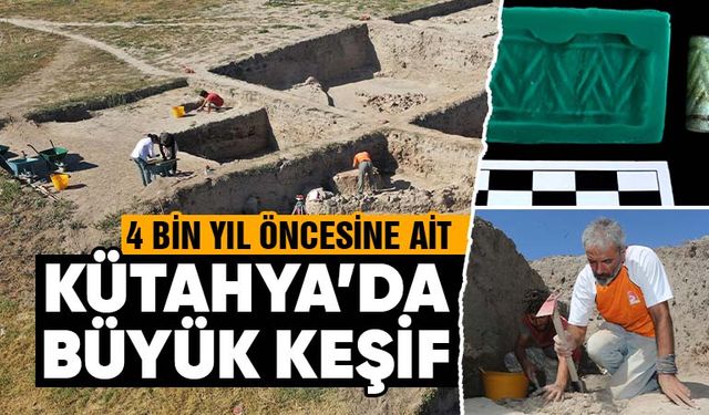 Kütahya'da 4 bin yıllık mühür ortaya çıkarıldı