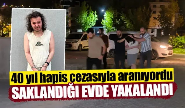 Kütahya’da 40 yıl hapis cezası bulunan hükümlü yakalandı