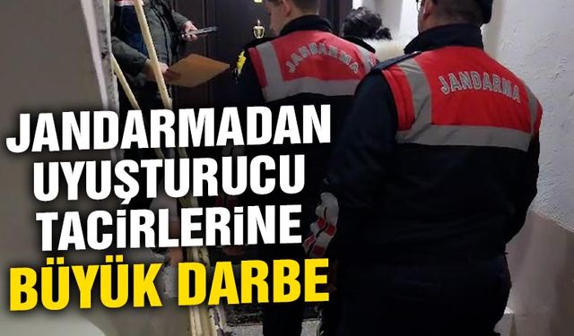 Kütahya’da jandarmadan uyuşturucu operasyonu, 4 kişi tutuklandı