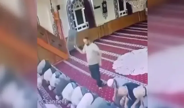 Namaz sırasında imama saldıran kişi akıl hastanesine sevk edildi