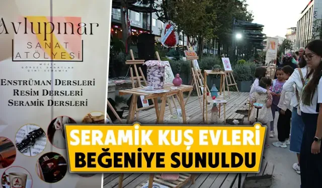 Kütahya’da seramik kuş evleri tam not aldı 