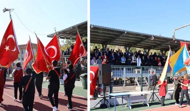 Gediz’de, 29 Ekim Cumhuriyet Bayramı coşkuyla kutlandı