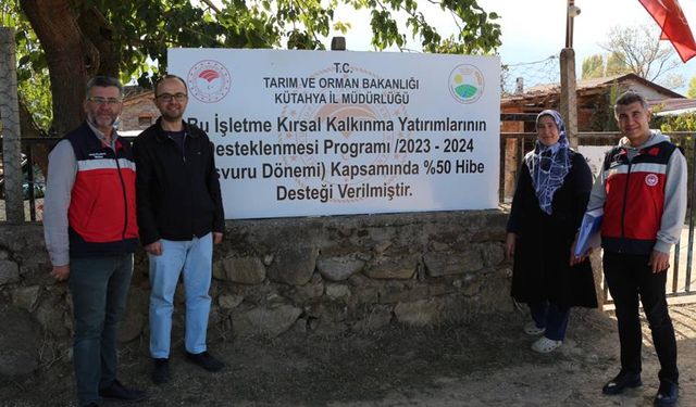 Kütahya Simav’da bir işletmeye 1,5 milyon liralık hibe desteği