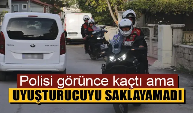 Kütahya’da polislerden kaçtı ama kurtulamadı