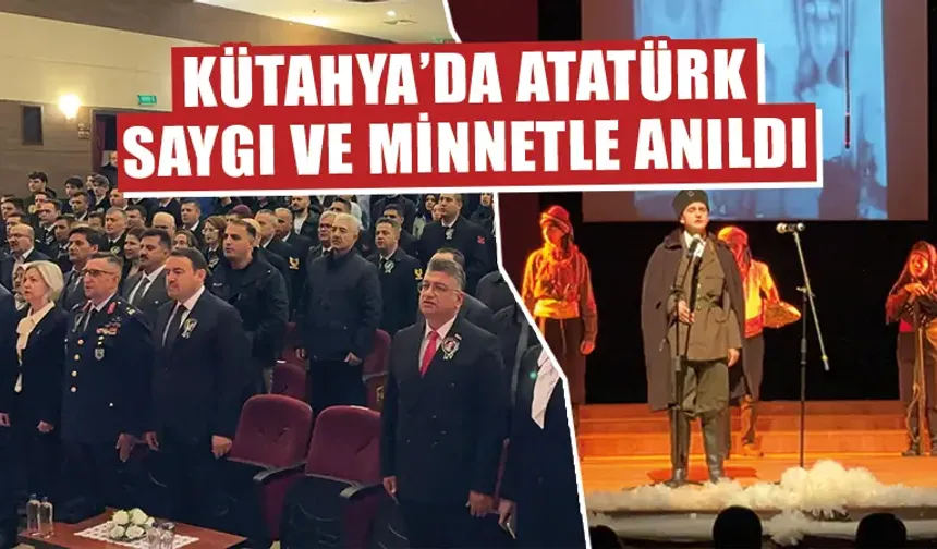 Kütahya’da Atatürk’ü Anma Programı düzenlendi