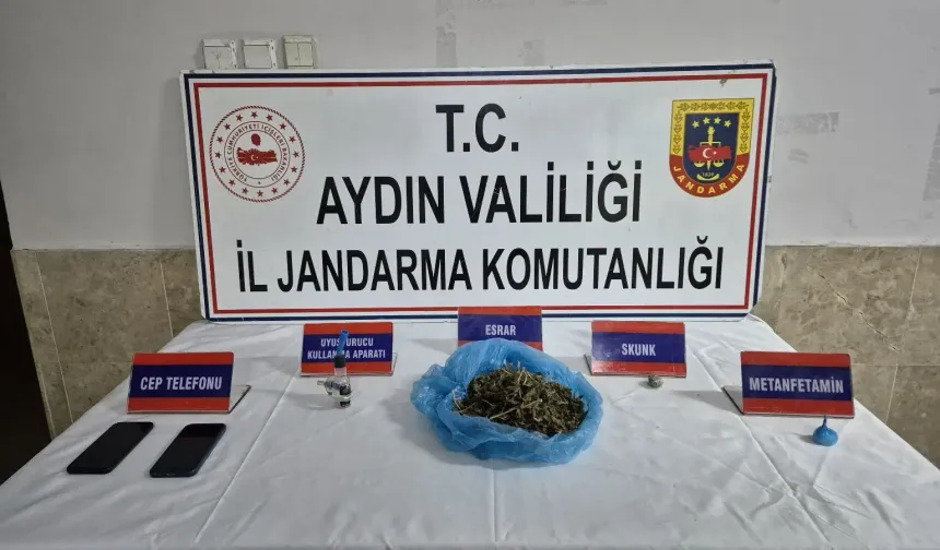 Nazilli'de narkotik operasyonu: 2 gözaltı