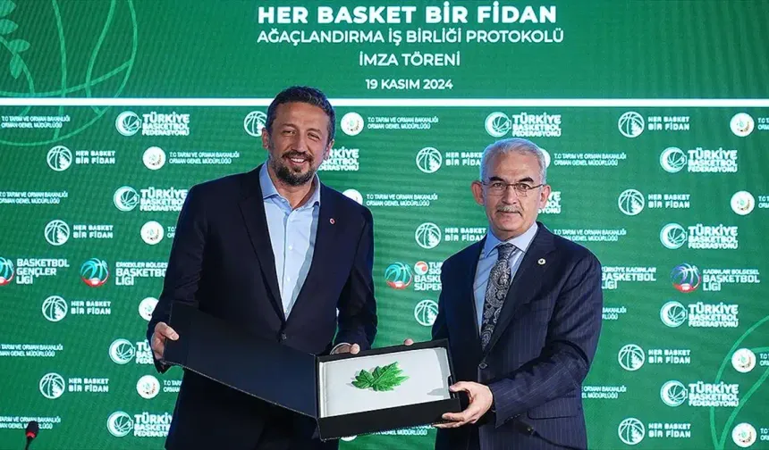 TBF ve Orman Genel Müdürlüğü'nden "Her Basket Bir Fidan" projesi