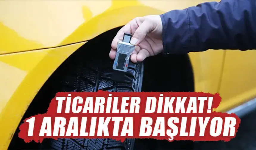 Zorunlu kış lastiği uygulaması 1 Aralık'ta başlıyor!