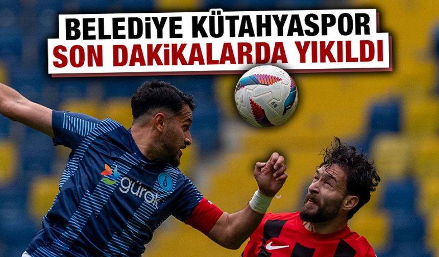 Belediye Kütahyaspor, kupaya veda etti