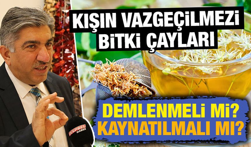 Bitki çayları nasıl hazırlanır, Kütahya’da uzmanı açıkladı