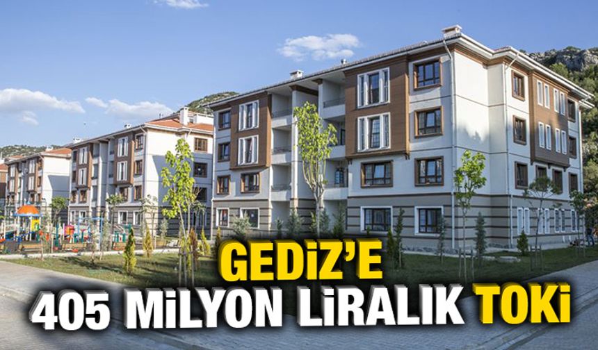 Kütahya Gediz’de yeni TOKİ için imzalar atıldı