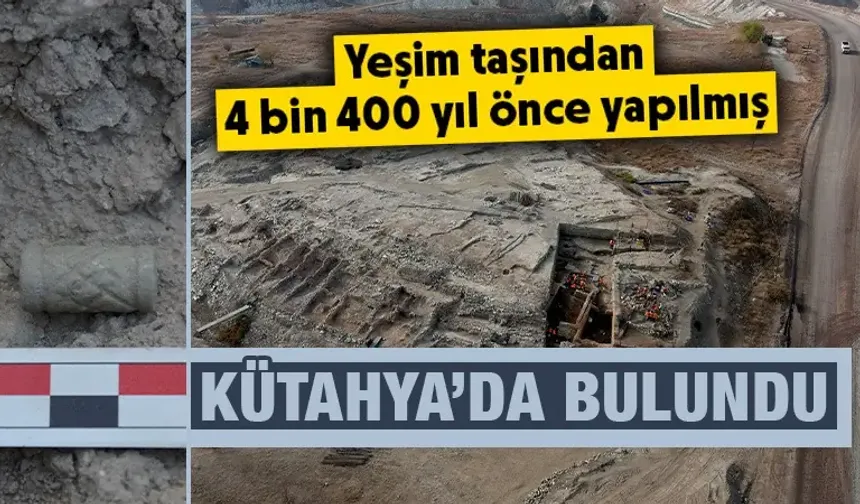 Kütahya’da 4 bin 400 yıllık silindir mühür bulundu