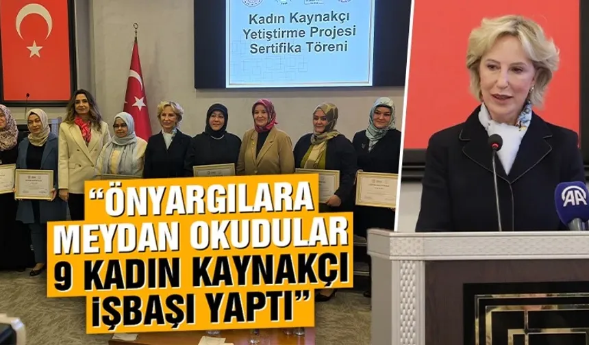 Argat: Kütahya’da kadın kaynakçılar işinin başında