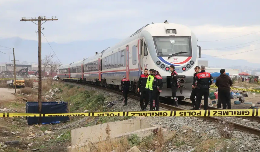 Denizli'de tren kazasında bir kişi hayatını kaybetti