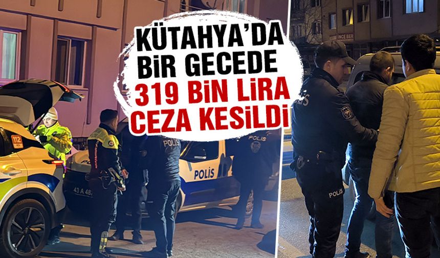 Kütahya’da 9 binin üzerinde şahıs sorgulandı