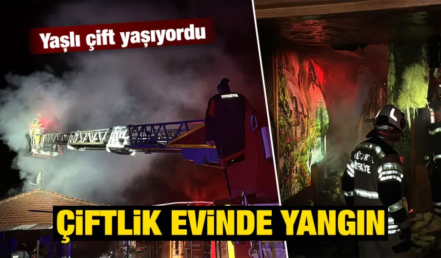 Kütahya'da çiftlik evinde çıkan yangın söndürüldü