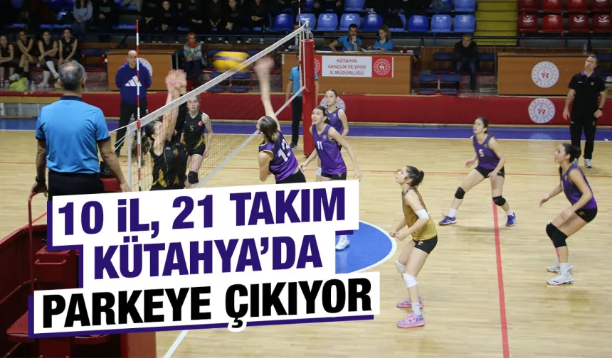 Okullar arası voleybol turnuvası Kütahya’da