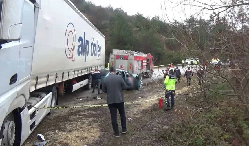 Tokat'ta tır ve otomobil çarpıştı: 2 ölü, 1 yaralı