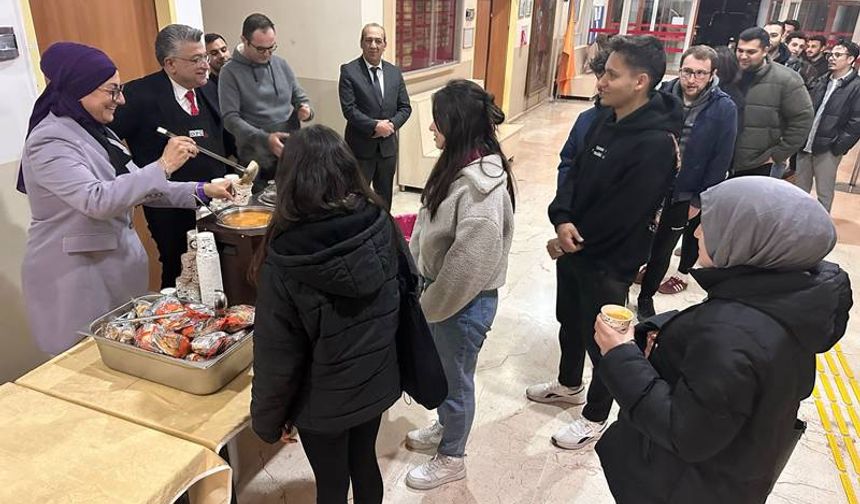 Kütahya DPÜ'den öğrencilere sınav haftasında sürpriz