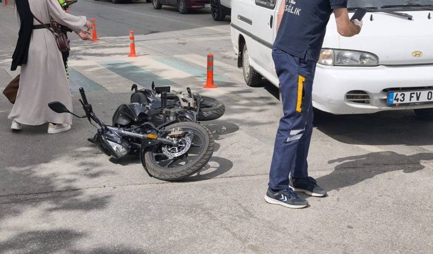 Kütahya’da motosiklet kazası: 1 yaralı