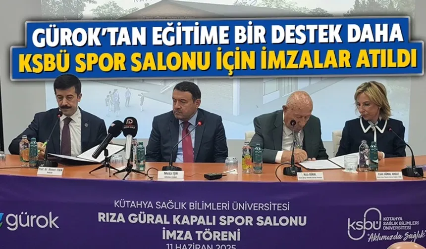 KSBÜ-Gürok işbirliği için imzalar atıldı