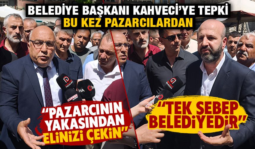 Kütahya’da pazarcı esnafından pazar yeri eylemi