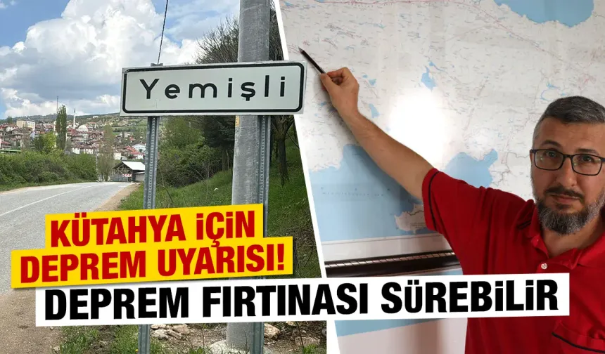 Kütahya Simav'da son 1,5 ayda yaklaşık 1250 sarsıntı kaydedildi