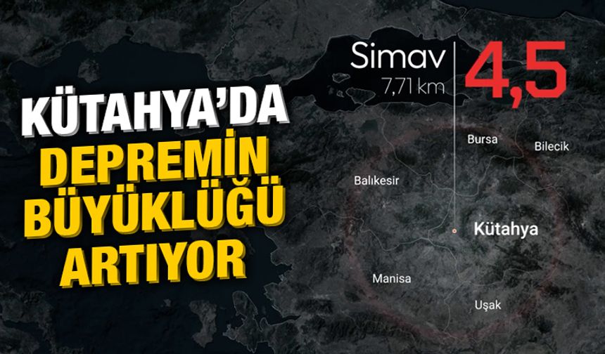 Kütahya Simav’da depremler devam ediyor