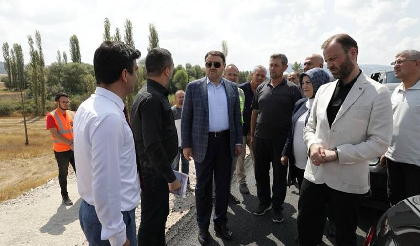 Kütahya Valisi Musa Işın, Hisarcık-Emet köprüsünü inceledi