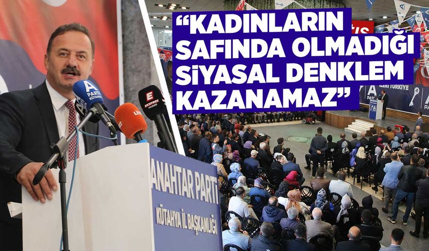 Anahtar Parti Genel Başkanı Ağıralioğlu Kütahya’da konuştu