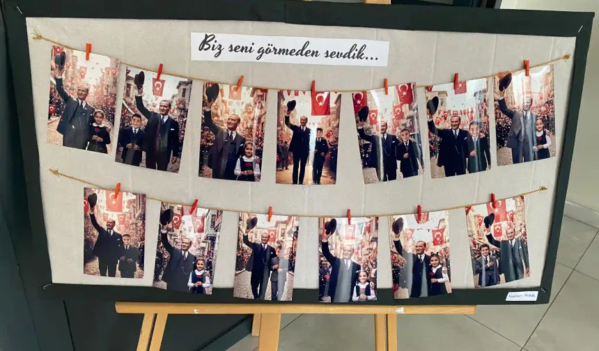 Kütahya’da köy okullarından Atatürk sergisi